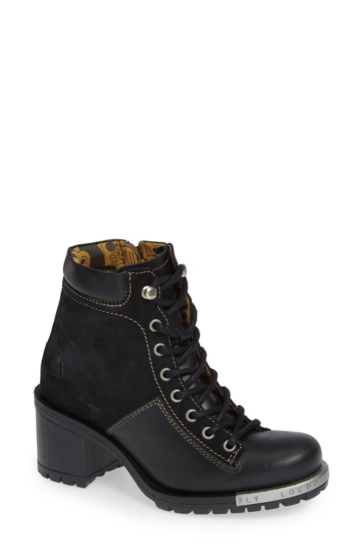 Women's Fly London 'leal' Boot -10.5us / 41eu - Black