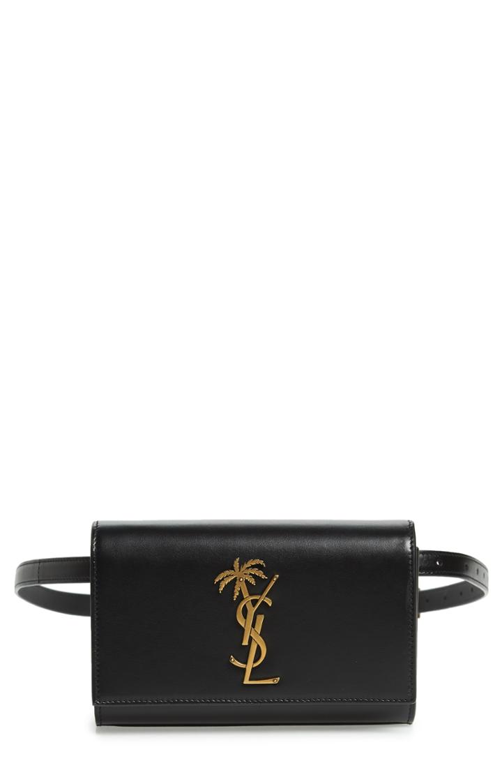 Saint Laurent Kate Leather Belt Bag -