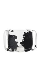 Calvin Klein 205w39nyc Genuine Calf Hair Shoulder Bag - White