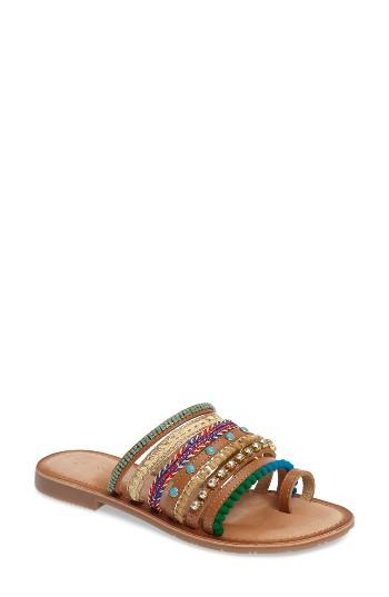 Women's Chinese Laundry Palma Embellished Sandal .5 M - Blue
