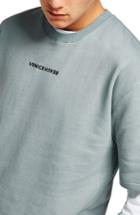 Men's Topman Venice Graphic Short Sleeve Sweatshirt - Grey