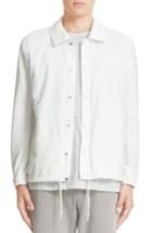 Men's Wings + Horns X Adidas Cotton & Linen Coach Jacket - White