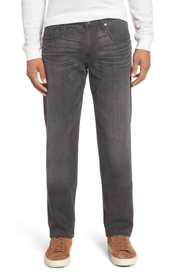 Men's 7 For All Mankind Straight Leg Jeans - Black