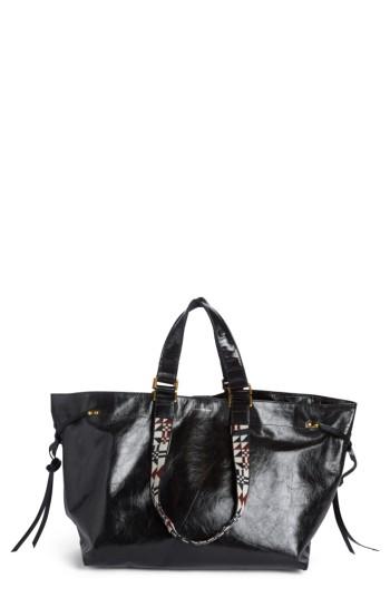 Isabel Marant Wardy Leather Shopper - Black