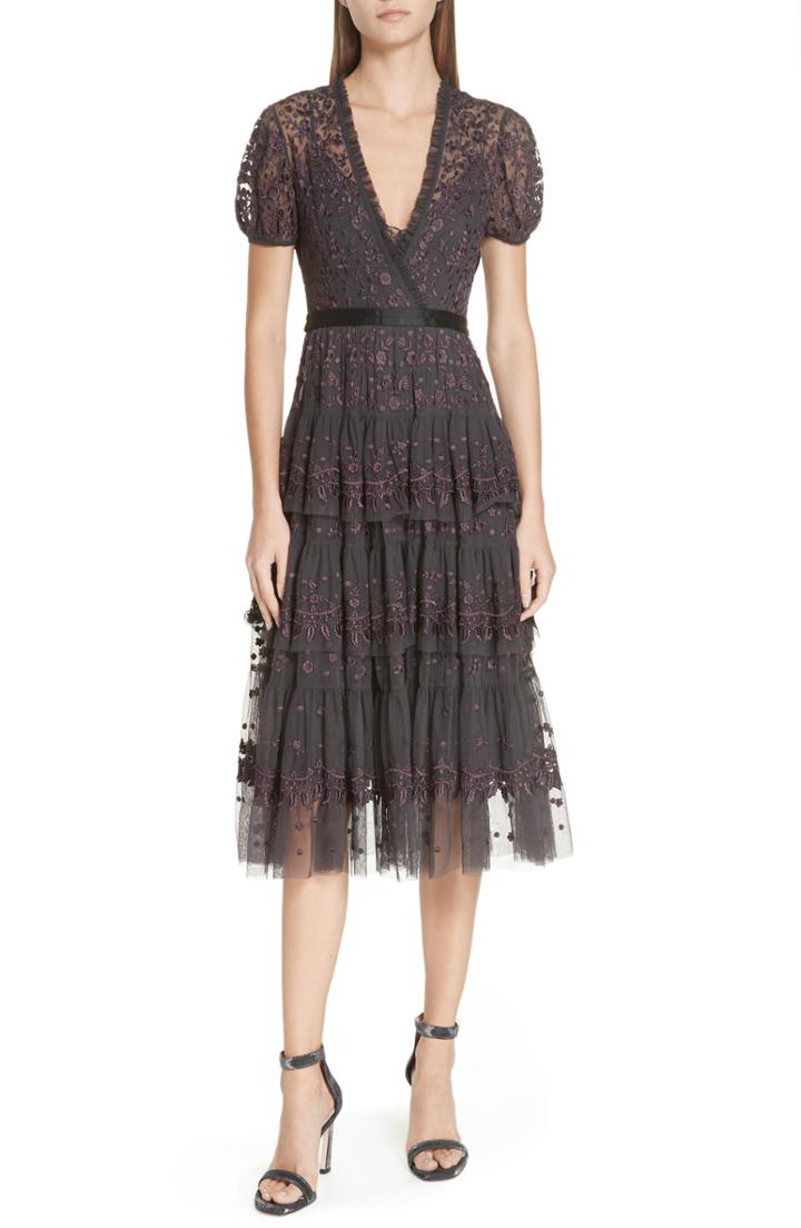 Women's Needle & Thread Layered Lace Dress
