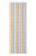 Women's Loewe Monogram Rainbow Stripe Scarf, Size - White