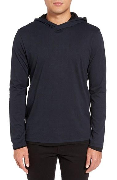 Men's Calibrate Lightweight Double Layer Hoodie - Blue