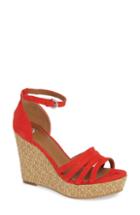 Women's Bp. Scarlette Wedge Sandal .5 M - Red