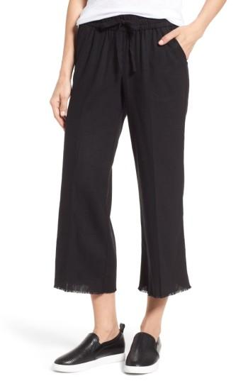 Women's Wit & Wisdom Drawstring Crop Sailor Pants - Black