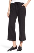 Women's Wit & Wisdom Drawstring Crop Sailor Pants - Black