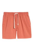 Men's J.crew Stretch Chino Dock Shorts, Size - Red