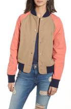 Women's Herschel Supply Co. Varsity Jacket - Beige