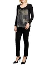 Women's Maternal America Maternity Top - Metallic