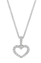 Women's Carriere Open Heart Diamond Pendant Necklace (nordstrom Exclusive)