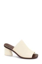 Women's Mercedes Castillo Beckey Open Toe Mule .5 M - Ivory