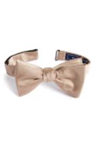 Men's The Tie Bar Silk Solid Bow Tie, Size - Black (online Only)