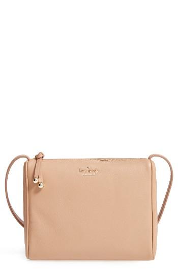 Kate Spade New York Lombard Street - Cayli Leather Crossbody Bag - Beige