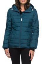 Women's Roxy Forever Freely Puffer Jacket - Blue