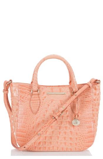 Brahmin Melbourne - Small Lena Leather Satchel - Orange