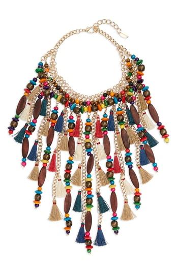 Women's Natasha Beaded Tassel Necklace