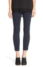 Women's Lysse Cuffed Denim Crop Leggings - Blue