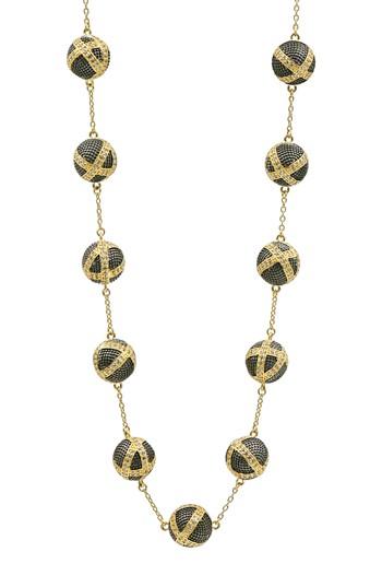 Women's Freida Rothman Textured Ornaments Collar Necklace