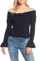 Women's Ella Moss Off The Shoulder Sweater - Blue