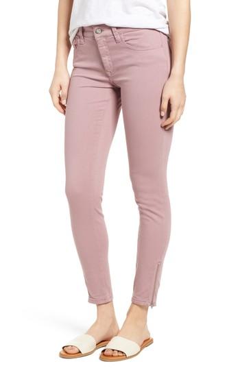 Women's Mavi Jeans Adriana Zip Ankle Super Skinny Jeans - Pink