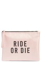 T-shirt & Jeans Ride Or Die Charging Clutch -