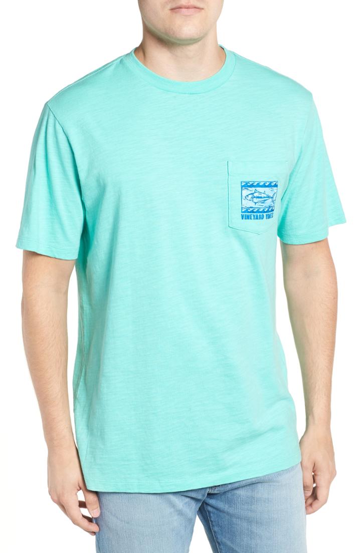 Men's Vineyard Vines Woodblock Tuna T-shirt