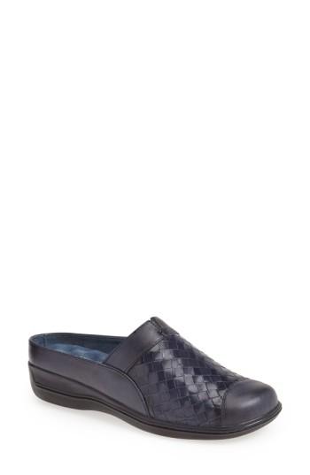 Women's Softwalk 'san Marcos' Woven Clog .5 N - Blue
