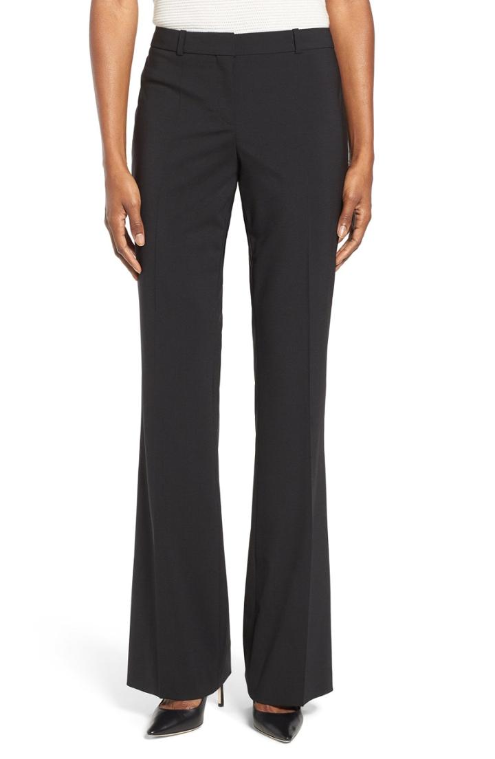 Women's Boss Tulea3 Tropical Stretch Wool Trousers