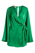 Women's Show Me Your Mumu Grass Sheen Wrap Romper