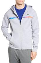Men's Lacoste Lifestyle Double Face Fleece Hoodie (s) - Grey