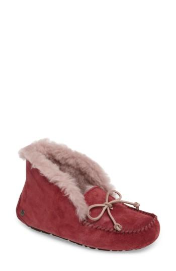 Women's Ugg Uggpure(tm) Alena Suede Slipper Bootie M - Coral