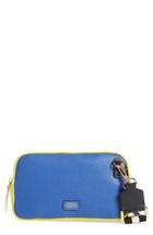 Frances Valentine Lucy Leather Crossbody Bag - Blue