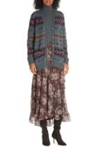 Women's Polo Ralph Lauren Alina Midi Silk Wrap Skirt - Burgundy