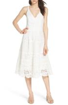 Women's Adelyn Rae Fit & Flare Midi Dress - White