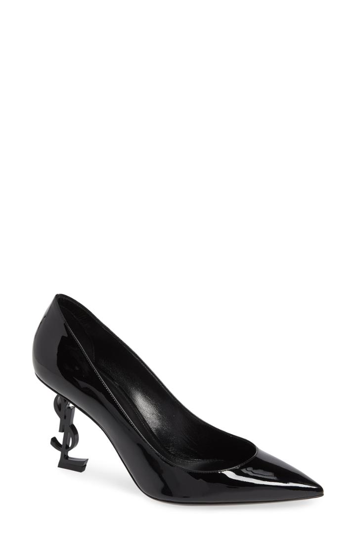Women's Saint Laurent Opyum Pump .5us / 34.5eu - Black