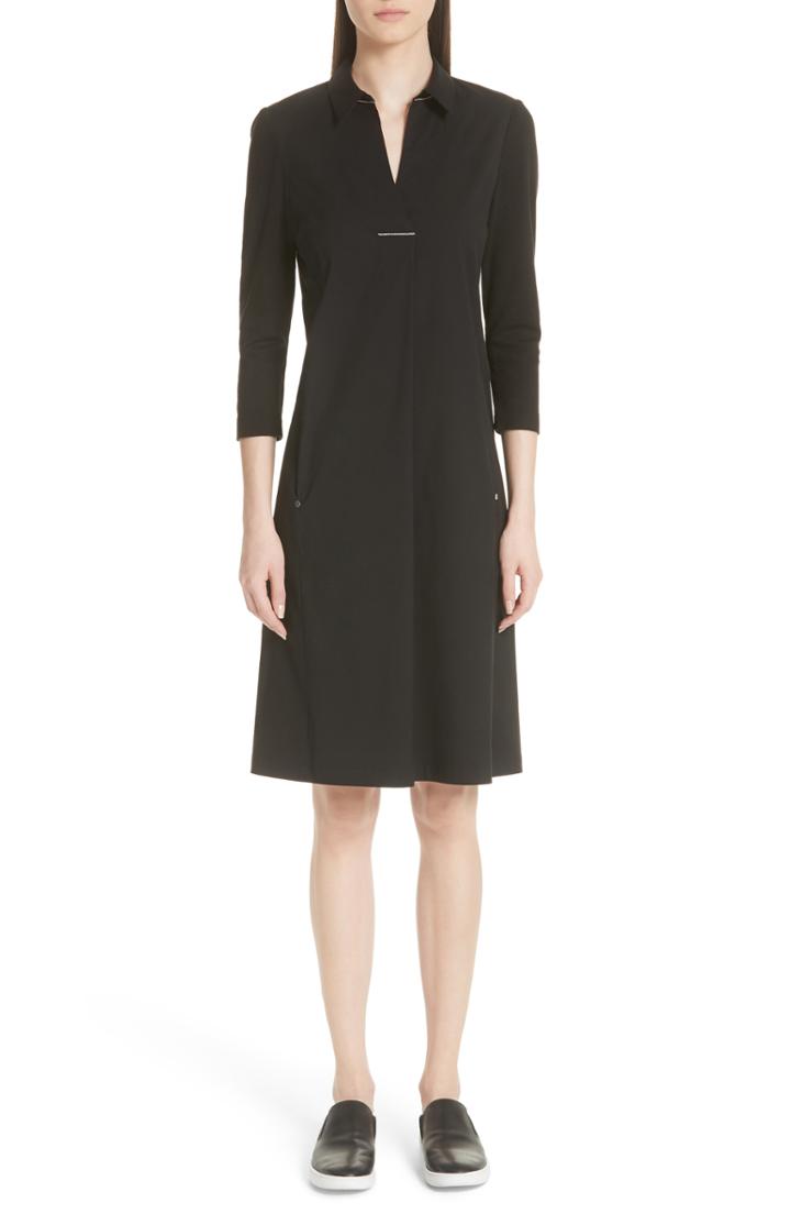 Women's Lafayette 148 New York Zac Jersey Sleeve Dress