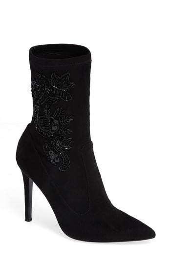 Women's Nina Dorella Pointy Toe Bootie M - Black
