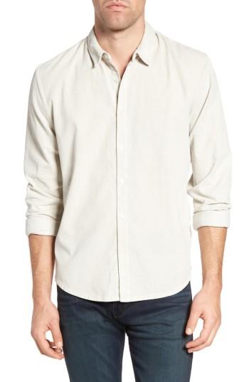 Men's James Perse Corduroy Sport Shirt (xl) - White