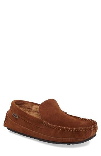 Men's 1901 Edmonton Faux Fur Slipper M - Brown