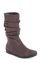 Women's Bussola 'concord' Ruched Boot Eu - Grey