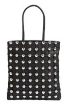 Alexander Wang Studded Lambskin Leather Cage Tote - Black