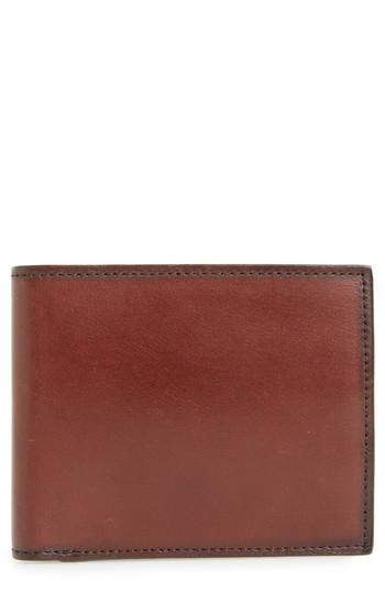 Men's Nordstrom Men's Shop Parker Leather Wallet - Brown