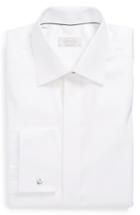 Men's Eton Contemporary Fit Diamond Weave Tuxedo Shirt .5 - White
