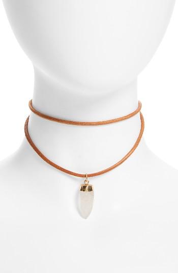 Women's Panacea Drop Layered Choker Necklace