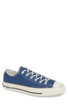 Men's Converse Chuck 70 Boot Leather Low Top Sneaker .5 M - Blue