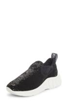 Women's Miu Miu Sequin Slip-on Sneaker .5us / 35.5eu - Black